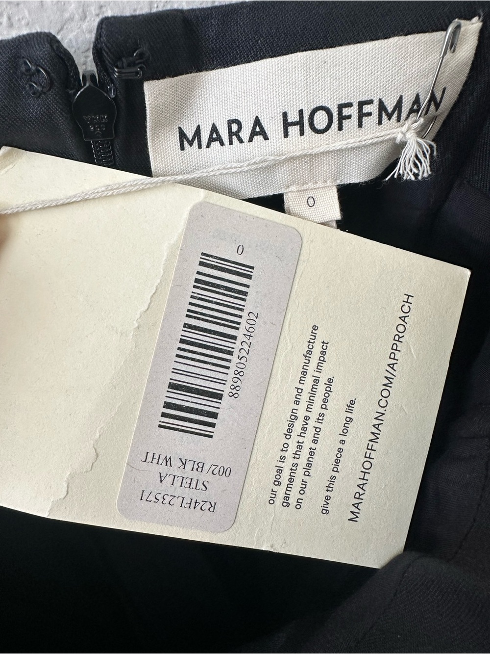 Mara Hoffman Stella Embroidered Cotton Blend Strapless Midi Dress SZ US 0 NWT - Picture 5 of 8